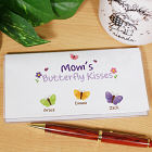 Butterfly Kisses Personalized Checkbook Cover